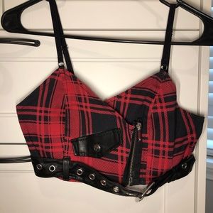 Slacker Moto Crop/Bustier
